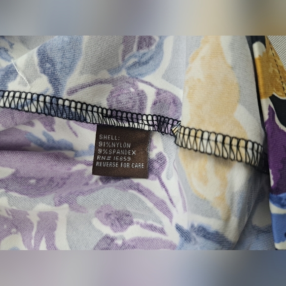 J. McLaughlin Catalyst Artist Garden Floral Print Catalina Cloth Dress Size XS - Picture 8 of 12